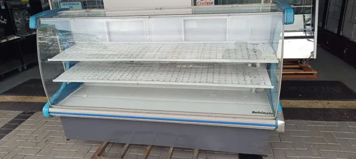 Balcão vitrine refrigerado 2,00 MTS 2 placas frias usado