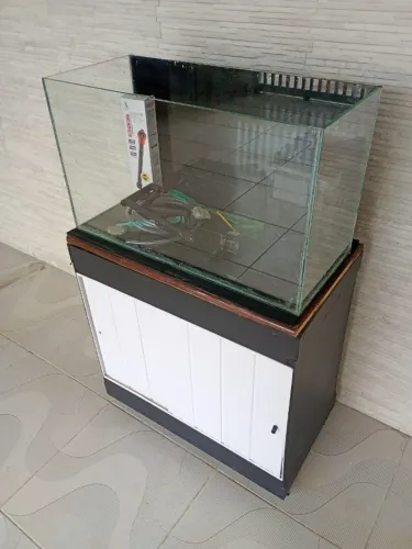 Aquário 200L + acessórios + Móvel - Pronto para Montar! 