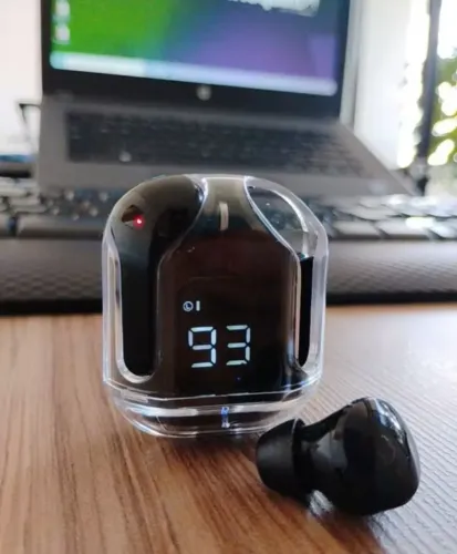 Fone de ouvido TWS Bluetooth com carregador