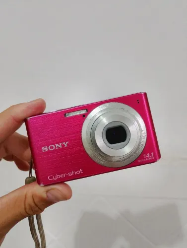 Camera Sony CyberShot w610 Rosa 14 MP funcionando perfeitamente 