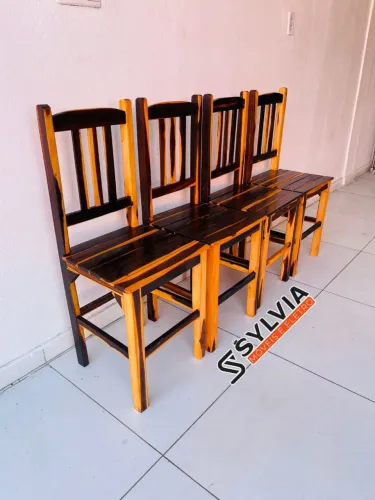 CADEIRAS FIXA NO MODELO PALITO 