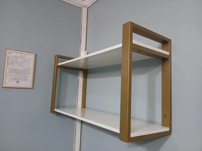 Estante suspesa, 2 prateleiras, novo, com instalacao