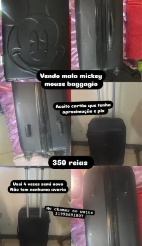 Mala Mickey mouse bagaggio original 