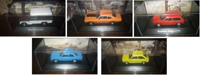Miniaturas Carros Inesquecíveis Do Brasil - 22 Unidades