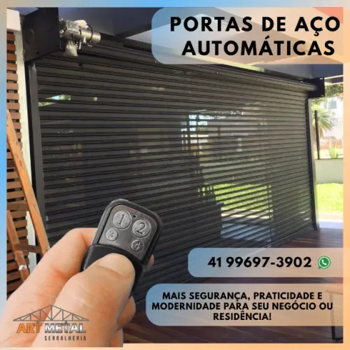 Porta aço eletrônica