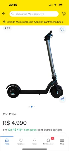 Vendo patinete eletrônico