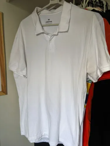 Camisa Polo Hering Branco