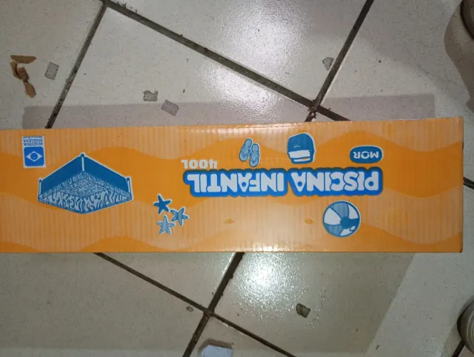 Piscina 400 litros nova