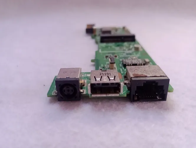 Placa DC Jack USB e LAN notebook Dell Inspiron p07g 