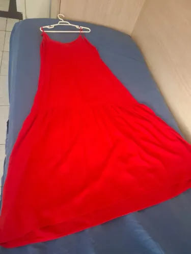Vestido longo vermelho TOQUE DE COR