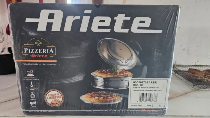 Forno de Pizza Elétrico Ariete Pizzeria/CROISSANT/ESFIHA