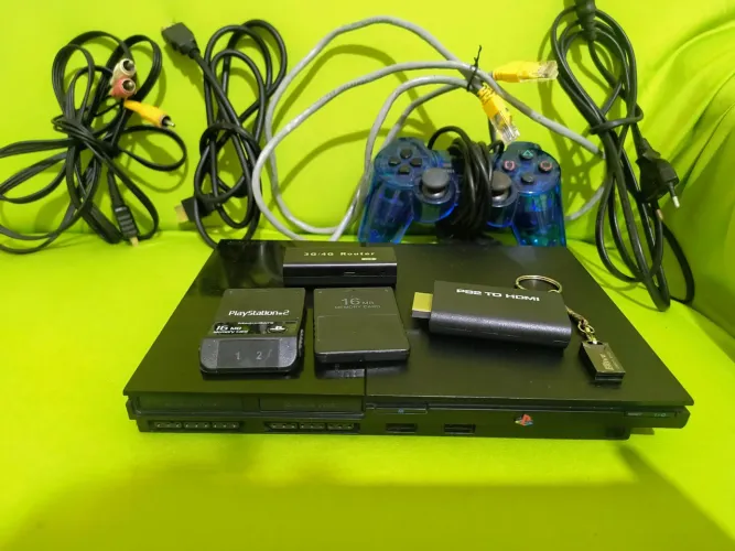 PlayStation 2 usado bom completo, leitor funcionando, leia a descrição 