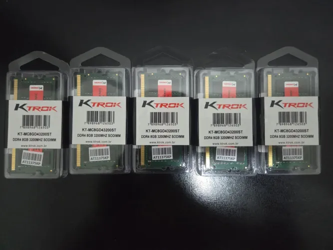 Memória Ram DDR 4 8GB 3.200mhz notebook nova!