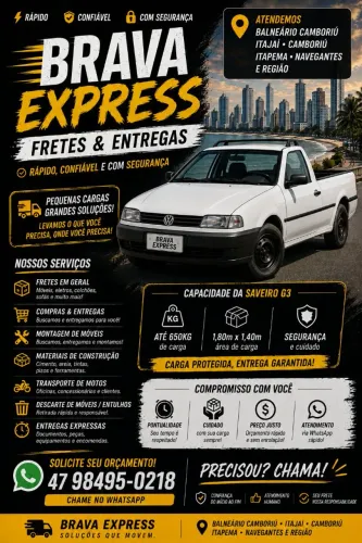 FRETE RÁPIDO E GARANTIDO