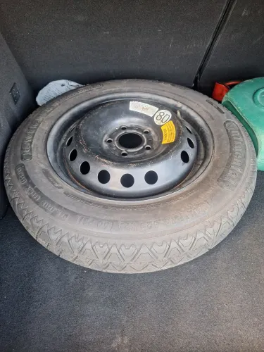 Calha pneu, estepe temporário continental 145/90 R16