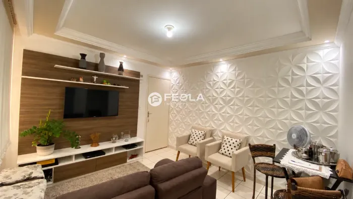 Apartamento à venda em Nova Odessa, Jardim Monte das Oliveiras, com 2 quartos, com 49 m²,
