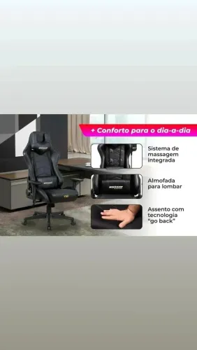 Cadeira gamer MaxRacer Tatical SMI Limited Edition nunca usada