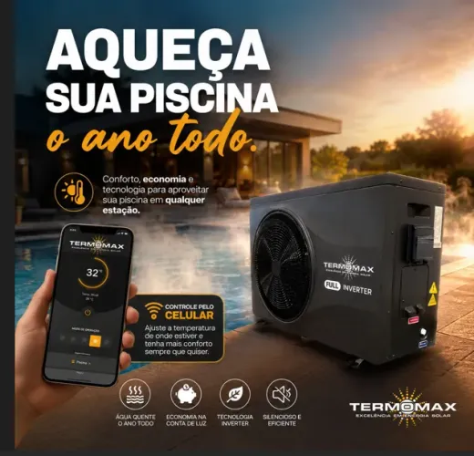 Trocar De Calor Para Aquecer Piscina Ate 60 Mil Litros