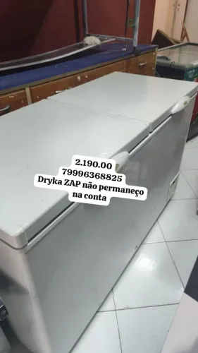 Freezer duas portas pintado