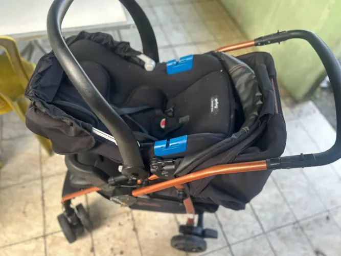 Carrinho de Bebe Passeio Bebe Conforto Burigotto Rio K Cobre