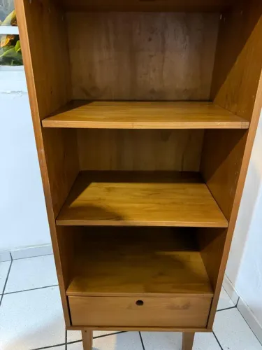 Estante de Livros em Madeira Pinus - Marca MMM (Meu Móvel de Madeira)
