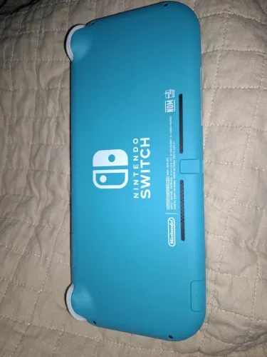 nintendo switch lite na cor turquesa
