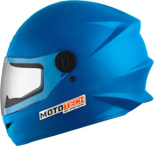 Capacete Pro Tork R8 Moto Tech Fosco n° 62 Sky Blue