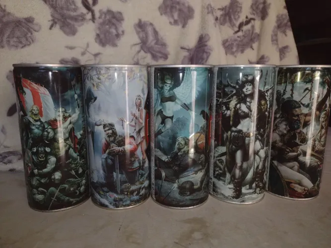 Coleção de latas cervejas faxe