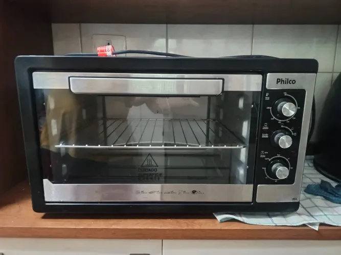 Forno Elétrico de bancada Philco 46 litros (Não testado)