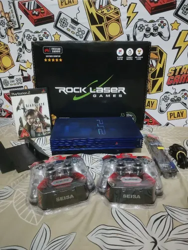 PS2 Fat ocean blu original japonês lacrado faço Olx pay leia a descrição