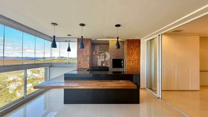 Apartamento para aluguel, 3 quartos, 3 suítes, 4 vagas, Vila da Serra - Nova Lima/MG