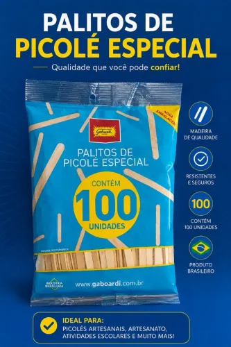 Palitos de picolé especial