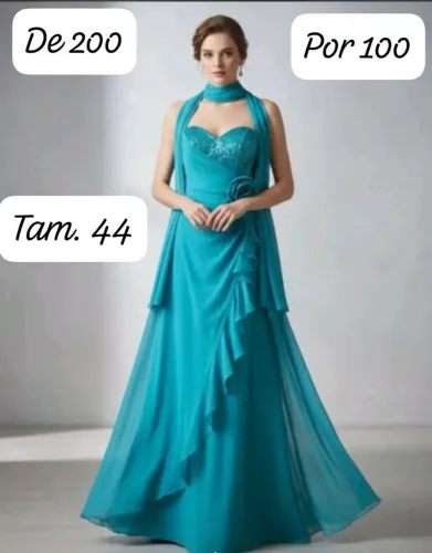 Vestido longo de festa Tam. 44