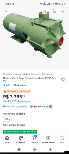Bomba centrífuga