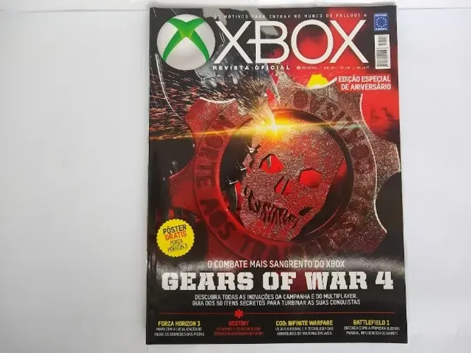Revista Xbox N. 126 Ano 10: Gears of War 4 + Pôster