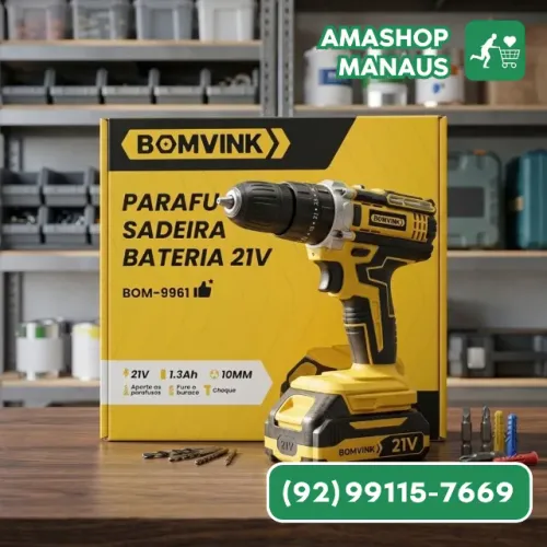 Parafusadeira sem Fio com 1 Bateria
