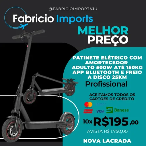 Patinete Elétrica Com Amortecedor