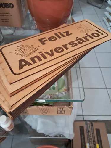 Plaquinha mdf personalizada