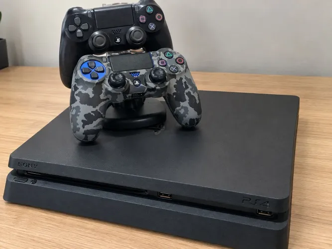 PS4 SLIM COMPLETO !! DESBLOQUEADO !!
