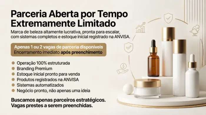Sociedade em Marca de Beleza Altamente Lucrativa