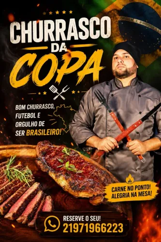 Churrasco da copa. 