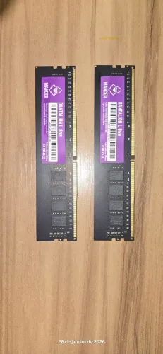 Memória RAM 2 x 8gb 2666Mhz DDR4