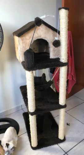 Arranhador para gatos 3 andares