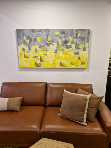 Lindos quadros abstratos - decoração - interiores