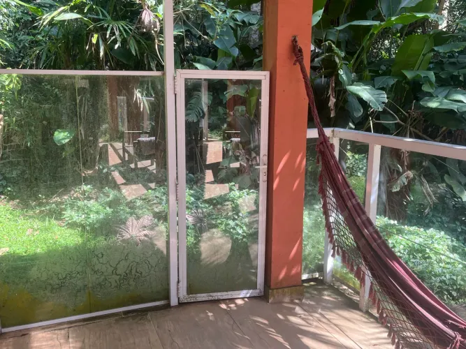 Estrutura de vidros para varanda