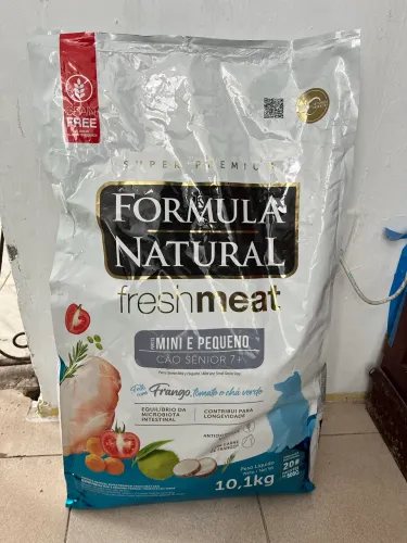 FÓRMULA NATURAL para cão sênior 7+ mini e pequeno Fresh Meat 10Kg
