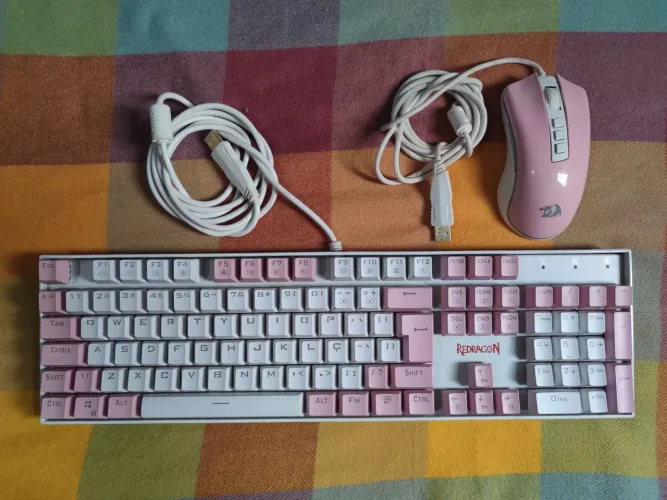 Kit teclado e mouse Redragon