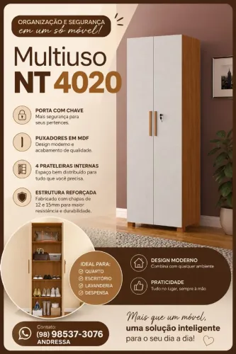 Multiuso perfeito para sua casa entrega e montagem grátis 