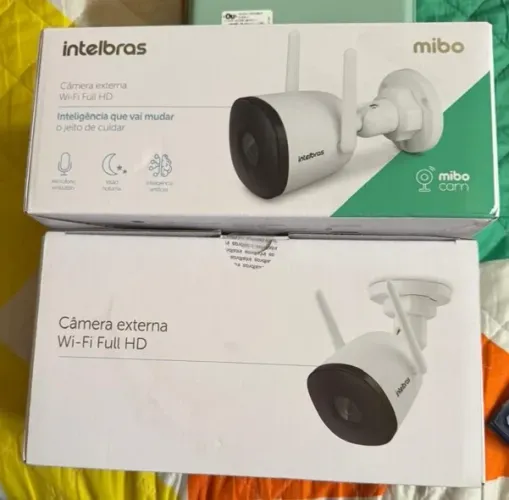 02 Cameras intelbras im5 mibo full hd sem wifi