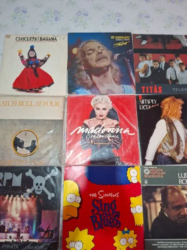 Discos vinil vários títulos, unidade 100,00